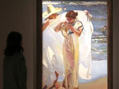 Una de las obras de Sorolla en la exposición en la Fundación Mapfre de Madrid.