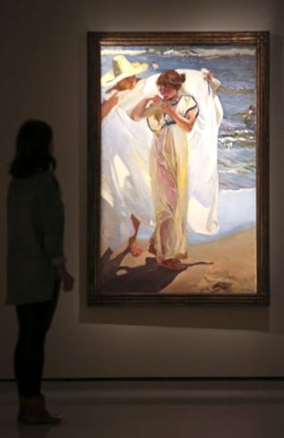 Una de las obras de Sorolla en la exposición en la Fundación Mapfre de Madrid.