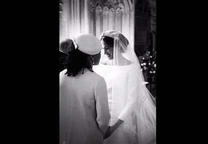 Meghan Markle, con su madre Doria Rangland.