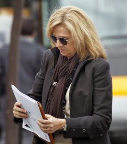 La infanta Cristina, el pasado día 5 en Barcelona.