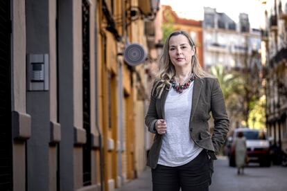 Nora García, presidenta de las agencias inmobiliarias valencianas, en Valencia. 