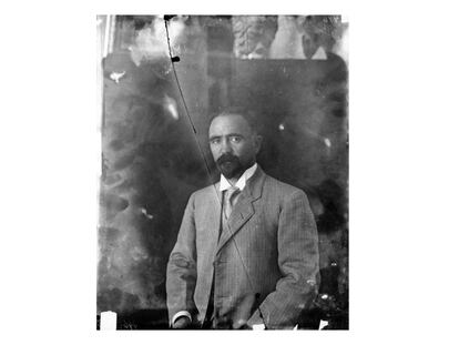 Francisco I. Madero fotografiado en 1910, en Ciudad de México.