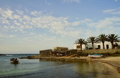 Cala en la Punta Alta, junto a Es Pujols.