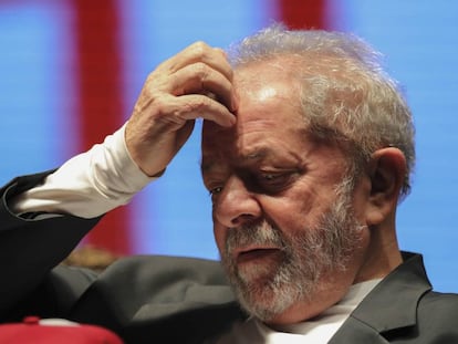 Lula em evento da Juventude Socialista em S&atilde;o Paulo, em 26 de julho.