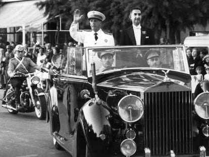 Franco, en una visita a San Sebasti&aacute;n en 1965, posterior al intento de atentar contra &eacute;l en esa ciudad.