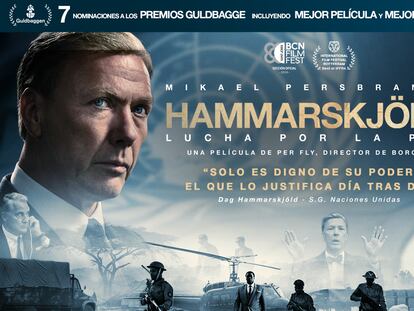 Cartel promocional de la película ‘Hammarskjöld: Lucha por la paz’.