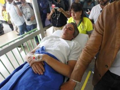 Fulvio Rossi está fuera de peligro, pero permanece el hospital por las heridas en el abdomen y un golpe en la cabeza