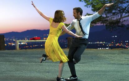 Fotograma de 'La La Land', que opta al Oscar a la mejor película.