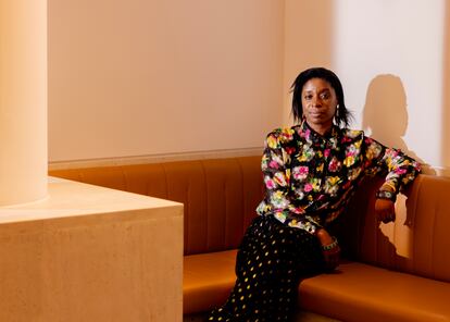 Irenosen Okojie retratada en el British Library Foto: Manuel Vázquez
29 Spetember 2023