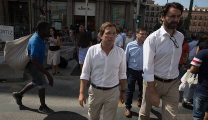 El portavoz del PP en el Ayuntamiento de Madrid, José Luis Martínez-Almeida.