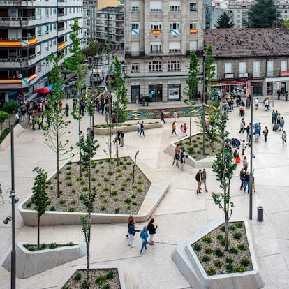 Reurbanización de la Plaza Bugallal en Ponteareas (Pontevedra).