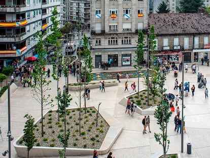 Reurbanización de la Plaza Bugallal en Ponteareas (Pontevedra).