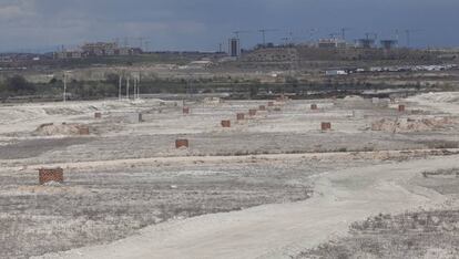 Desarrollo urbanístico de Los Berrocales, en el sureste de la capital.