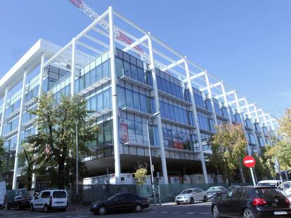 Edificio de oficinas que construye Torre Rioja en la zona de Julián Camarillo de Madrid.