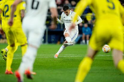 Ceballos marca el tercer gol del Real Madrid.