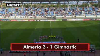 Almería 3 - Gimnastic 1