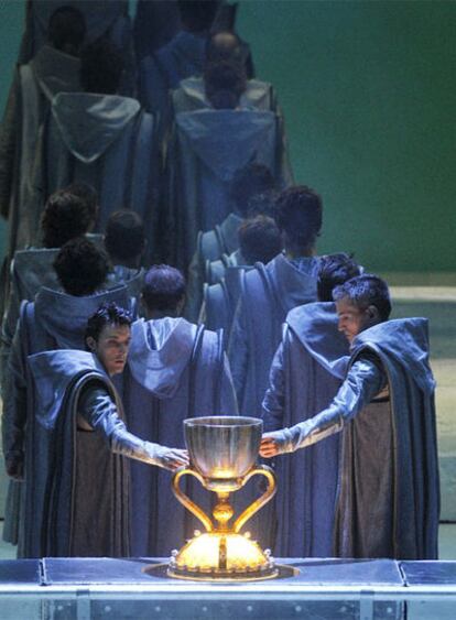 Un momento de la representación de 'Parsifal', de Wagner, con dirección de Werner Herzog y Lorin Maazel