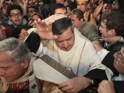 Juan Barros, criticado na igreja no sábado passado.