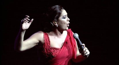 La cantante Isabel Pantoja.