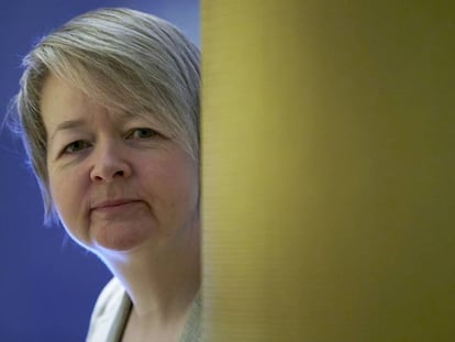 Sarah Waters, fotografiada en Barcelona el pasado 19 de enero.  