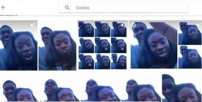 Un algoritmo de Google Foto etiquet&oacute; a negros como gorilas en 2015.