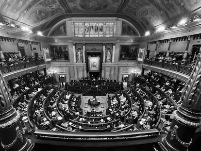 Vista general de la primera jornada del debate sobre el Estado de la Nación, en el Congreso de los Diputados, el 12 de julio de 2022.