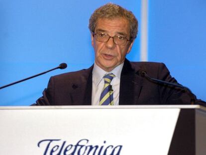 El presidente de Telefónica, César Alierta.