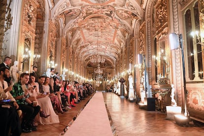 Detalle de Doria Pamphilj, el palacio donde se celebró el show.