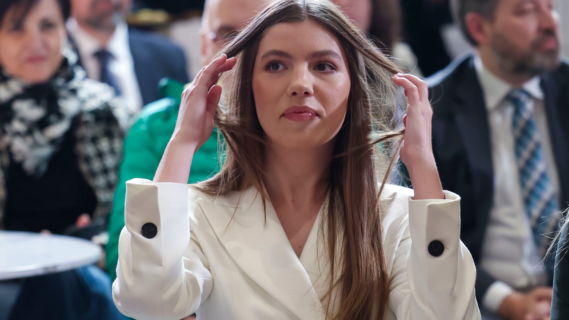La infanta Sofía entrega unos premios de Patrimonio en su primer acto oficial en solitario
