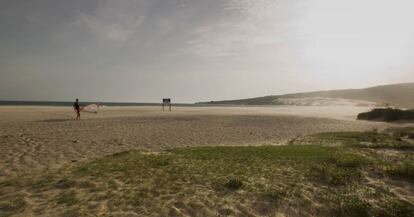 Playa de Valdevaqueros, en Tarifa.