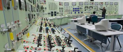 Interior de la central nuclear de Garoña