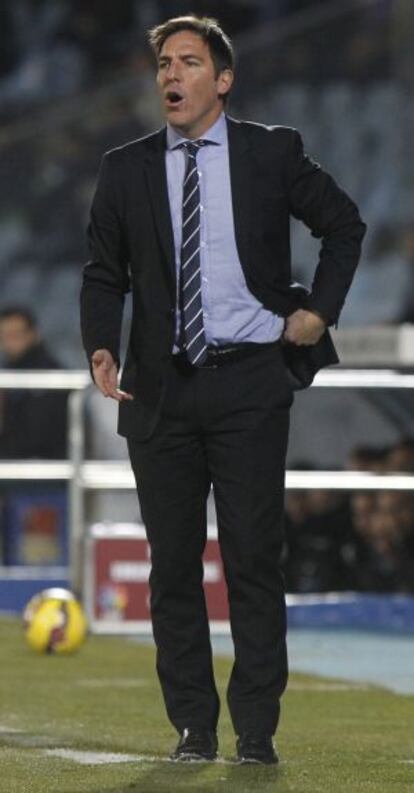 Berizzo, durante el partido ante el Getafe