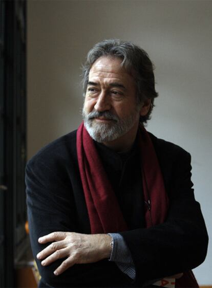 El musicólogo Jordi Savall, ayer en Madrid.