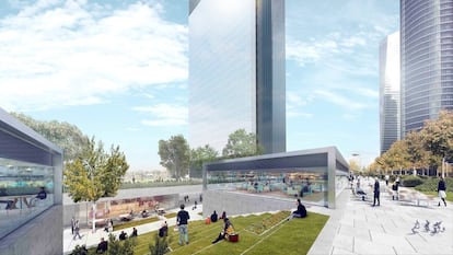 La torre, diseñada por los estudios Fenwick Iribarren Architects y Serrano-Suñer Arquitectura, es un edifico sostenible, construido con materiales con certificación LEED Gold (siglas de Leadership in Energy & Environmental Design).