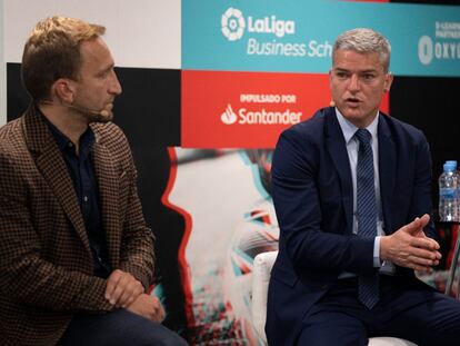 Luis Gil, director de Competicionesy de la Oficina del Jugador de LaLiga, presenta Global Players Program, el curso para jugadores de LaLiga Santander y de LaLiga SmartBank.