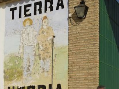 Juan Manuel Sánchez Gordillo, en el cortijo de El Humoso.