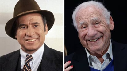 Mel Brooks: 92 años. Uno de los directores de comedia más importantes de EE UU y protagonista de varias de sus propias películas. 'Los productores' fue uno de sus principales y primeros éxitos, y también está detrás del éxito del 'Jovencito Frankestein' (1974). Este último espectáculo rompió en 2001 el récord de premios Tony con 12 estatuillas, que había mantenido durante 37 años 'Hello, Dolly!' con 10 estatuillas. A la izquierda, el actor en 1977 y a la derecha, en 2017.