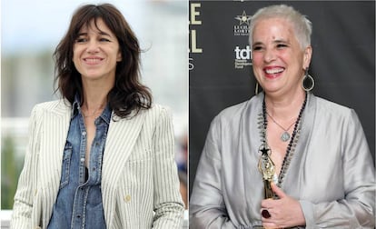 Charlotte Gainsbourg y Eve Ensler.