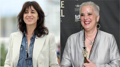 Charlotte Gainsbourg y Eve Ensler.