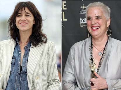 Charlotte Gainsbourg y Eve Ensler.