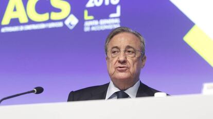 Florentino P&eacute;rez, presidente de ACS.