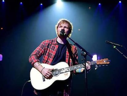 Ed Sheeran en uno de los conciertos de su gira de presentaci&oacute;n de &#039;X&#039; en Londres.