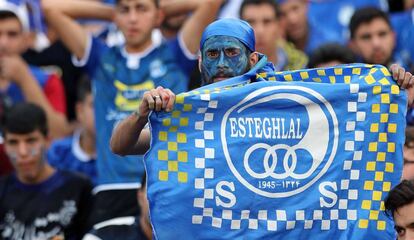 Afición del Esteghlal, en una imagen de archivo.