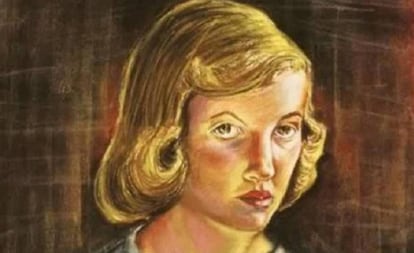 Autorretrato de Sylvia Plath en 1951