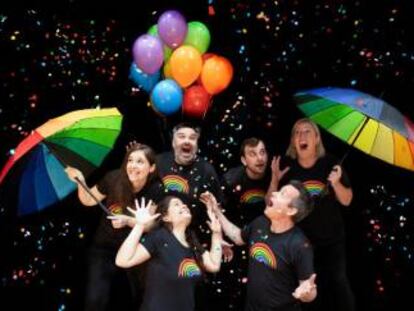 Grupo Arcos Iris, formado por miembros de la Orquesta Sinfónica de Galicia, en una foto promocional.