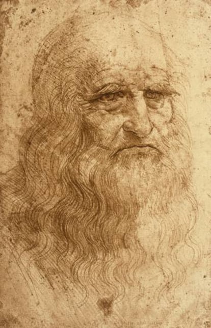 Autorretrato de Leonardo da Vinci.