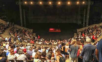 El anfiteatro del Grec, durante la edición del festival de 2017.