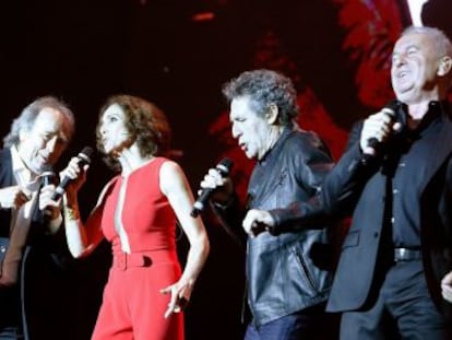 Ana Belén, Víctor Manuel, Serrat y Miguel Ríos emocionan a un entregadísimo público en los 20 años de ‘El gusto es nuestro’