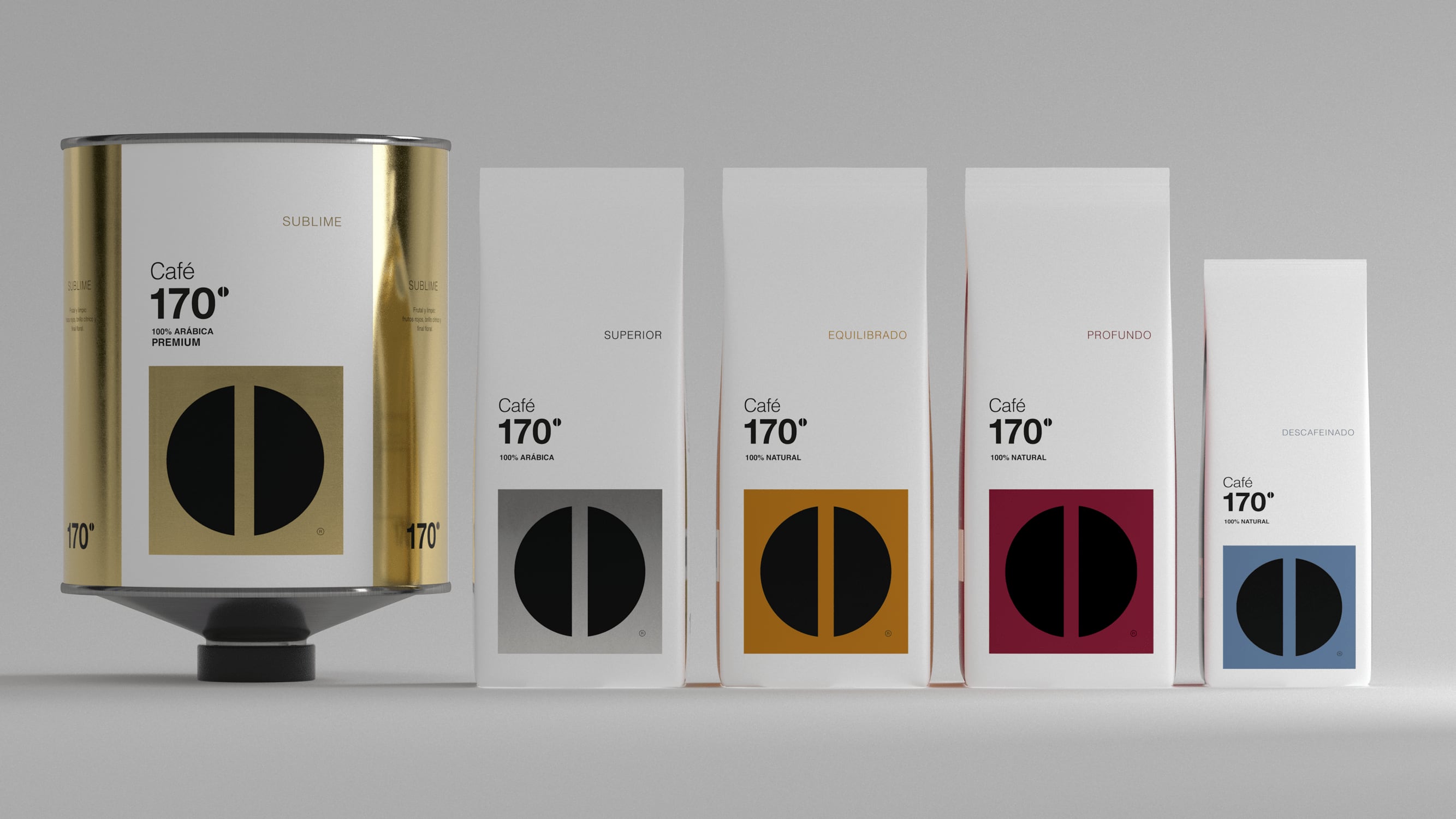 Varios productos de Café 170, la marca creada por Mahou para el canal hostelero.