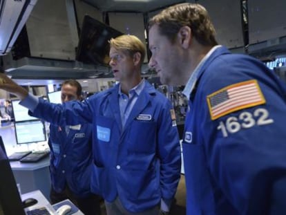 Imagen de Wall Street durante una sesión de Bolsa.